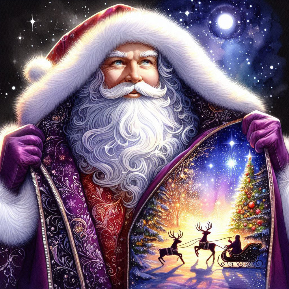 Santa Claus - Full Square Drill Diamond Painting 40*40CM