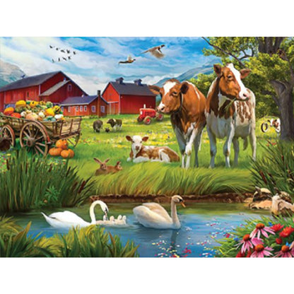 Pasture - Full Square Drill Diamond Painting 40*30CM