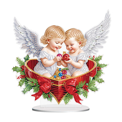 Christmas Angel Diamond Painting Tabletop Ornaments Kit Bedroom Table Decor