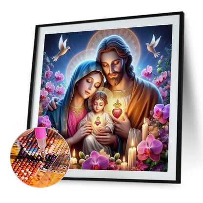 Happy Family - Full Round Drill Diamond Painting 40*40CM