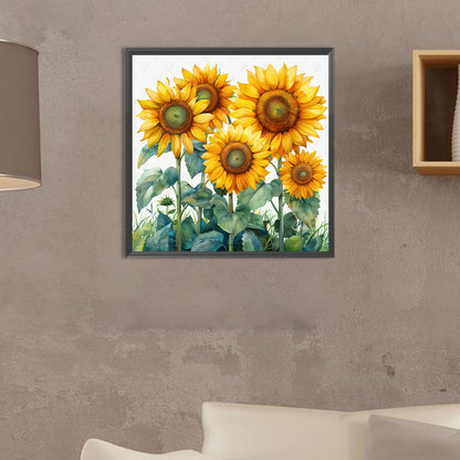 Sunflower - Full Square Drill Diamond Painting 30*30CM