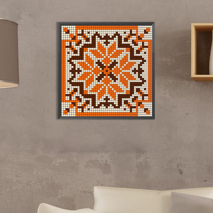 Orange Mosaic - Full Square Drill Diamond Painting 30*30CM