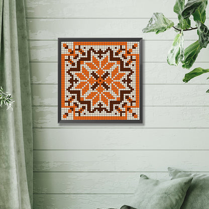 Orange Mosaic - Full Square Drill Diamond Painting 30*30CM