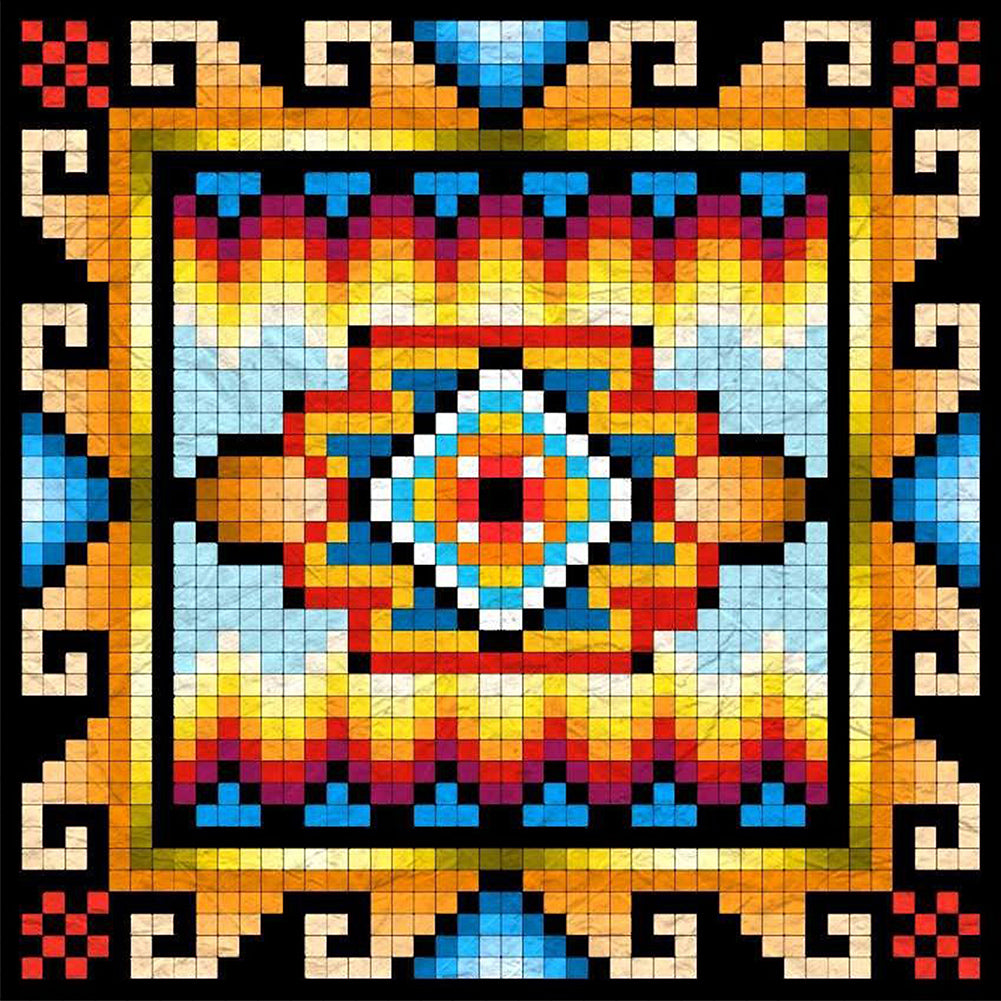 Traditional Eye Mosaic - Full Square Drill Diamond Painting 30*30CM