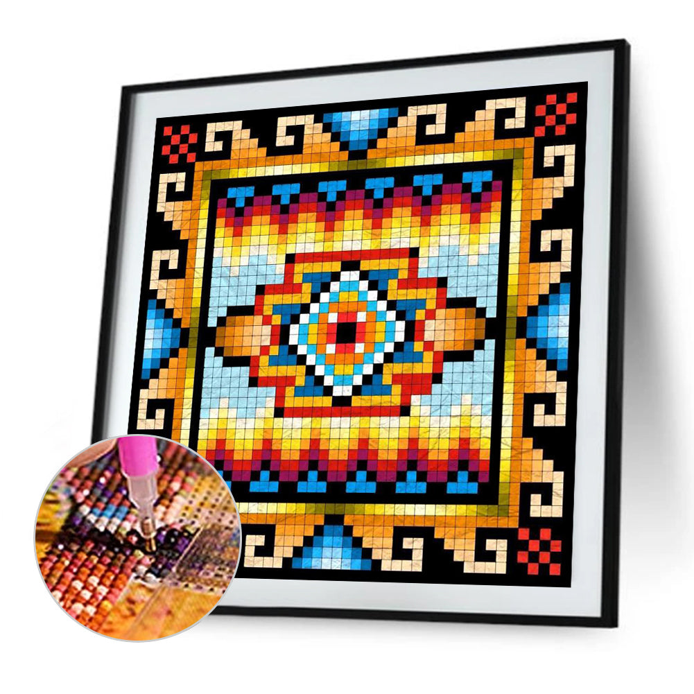 Traditional Eye Mosaic - Full Square Drill Diamond Painting 30*30CM