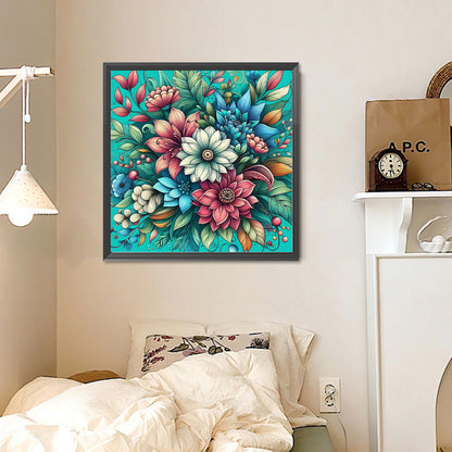 Bouquet - Full Round Drill Diamond Painting 30*30CM