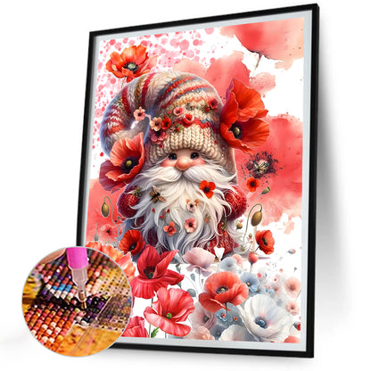 Flower Goblin - Full Round Drill Diamond Painting 30*40CM