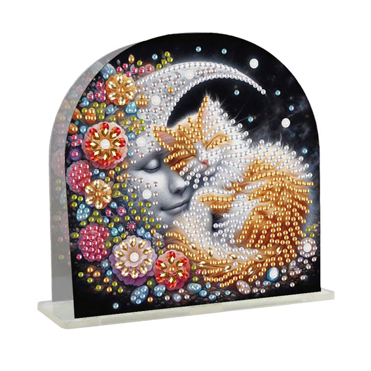 Acrylic Cat Diamond Painting Napkin Rack Diamond Art Paper Towel Holder