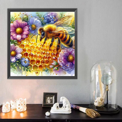 Honey Bee - Full Round Drill Diamond Painting 40*40CM