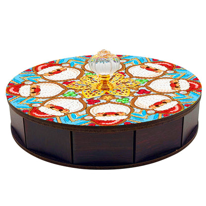 Mandala Diamond Painting Storage Box Wooden Organizer Case for Art Crafts