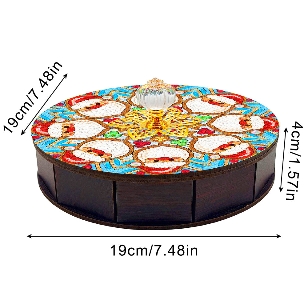 Mandala Diamond Painting Storage Box Wooden Organizer Case for Art Crafts