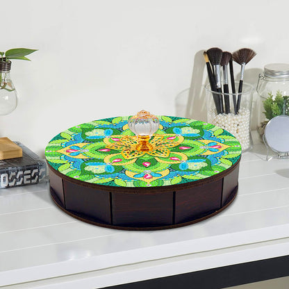 Mandala Diamond Painting Storage Box Wooden Organizer Case for Art Crafts