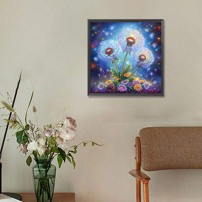 Dandelion - Full Round Drill Diamond Painting 30*30CM