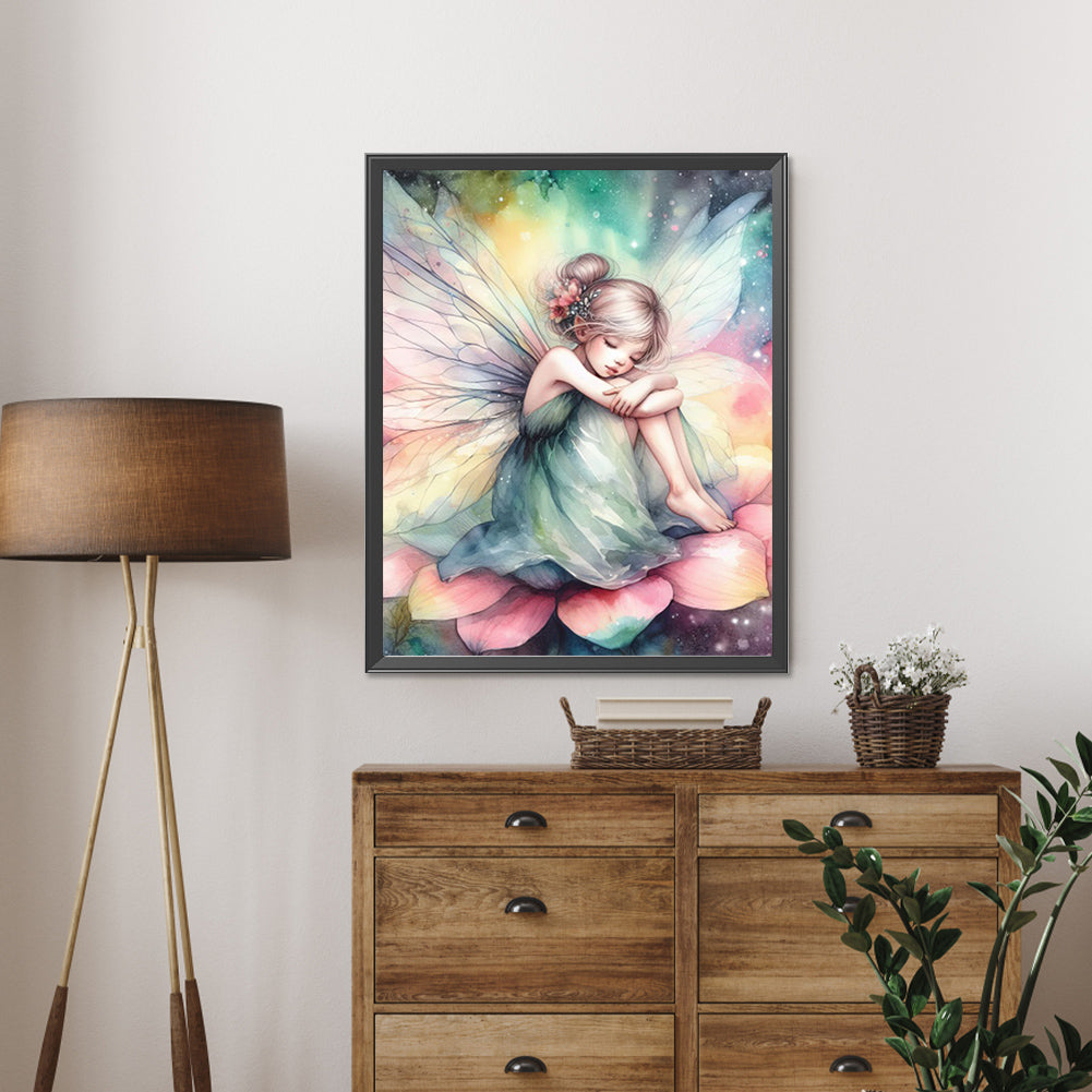 Flower Fairy - Full AB Round Drill Diamond Painting 40*50CM