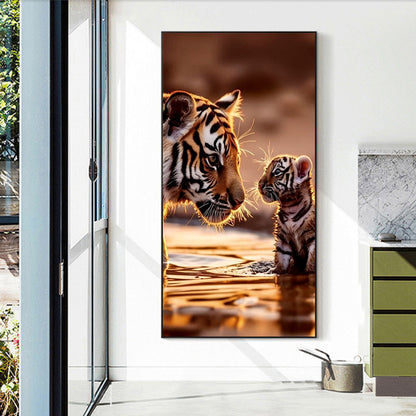 Sea Tiger - Full Round Drill Diamond Painting 40*70CM