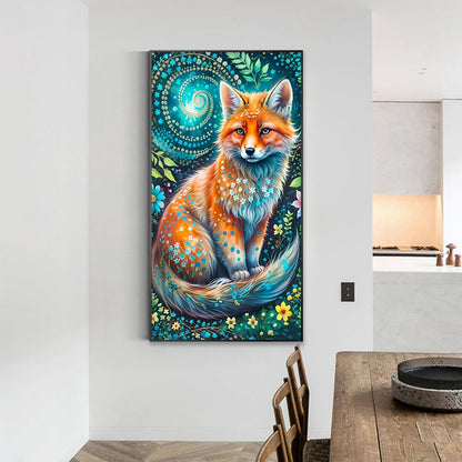 Fox - Full Round Drill Diamond Painting 40*70CM