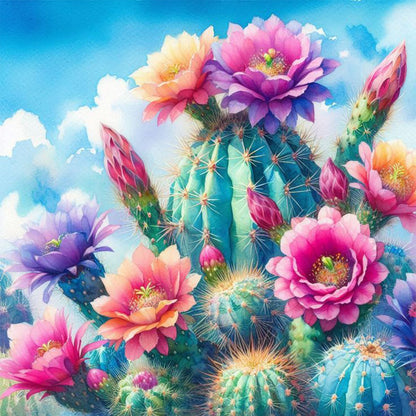 Cactus - Full AB Square Drill Diamond Painting 30*30CM