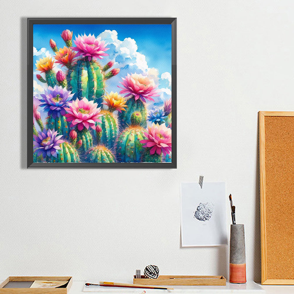 Cactus - Full AB Square Drill Diamond Painting 30*30CM