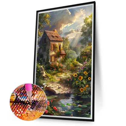 Countryside Sun Room - Full Round Drill Diamond Painting 40*70CM