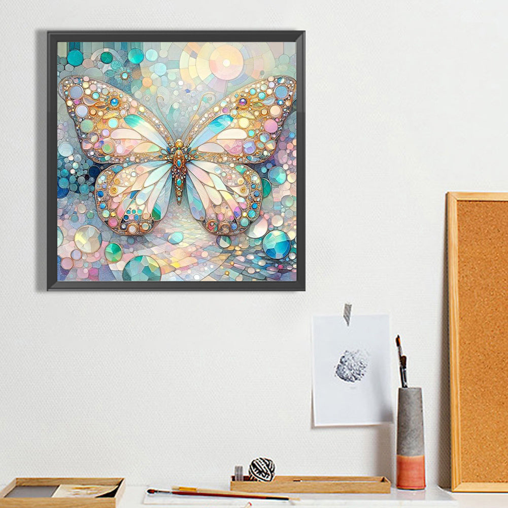 Butterfly - Full AB Square Drill Diamond Painting 30*30CM