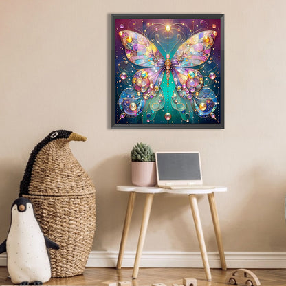 Butterfly - Full AB Square Drill Diamond Painting 30*30CM