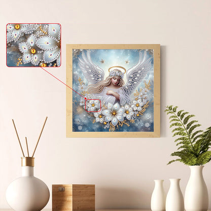 Angel - Partial Special-Shaped Drill Diamond Painting 30*30CM