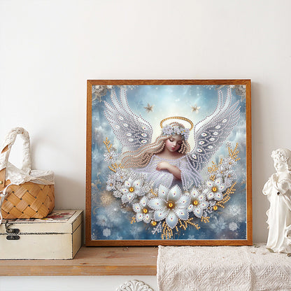 Angel - Partial Special-Shaped Drill Diamond Painting 30*30CM