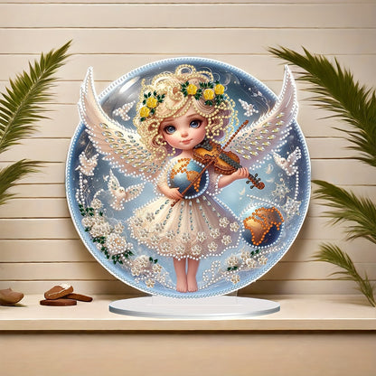 Angel Girl 5D DIY Diamond Painting Tabletop Decorations Bedroom Table Decor