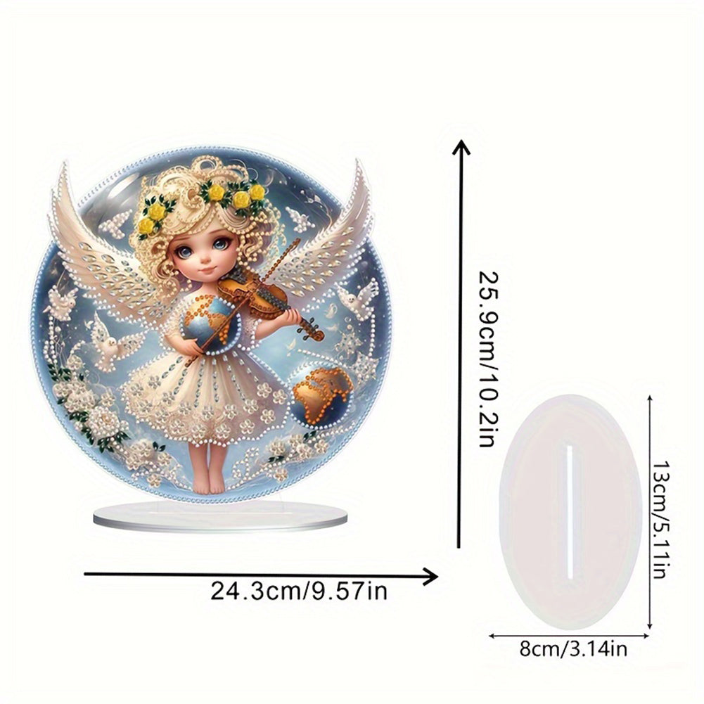 Angel Girl 5D DIY Diamond Painting Tabletop Decorations Bedroom Table Decor