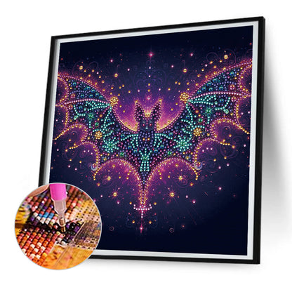 Starlight Animal Bat - Partial Special-Shaped Drill Diamond Painting 30*30CM