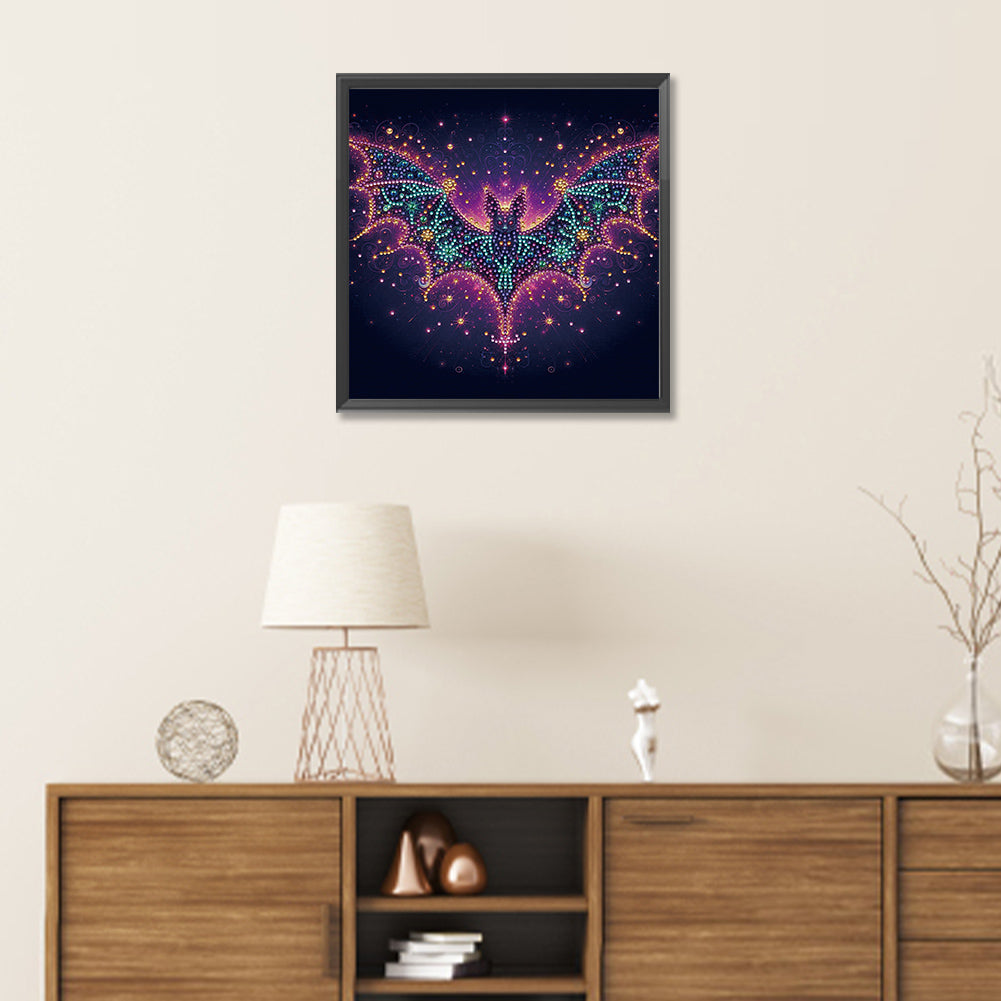 Starlight Animal Bat - Partial Special-Shaped Drill Diamond Painting 30*30CM
