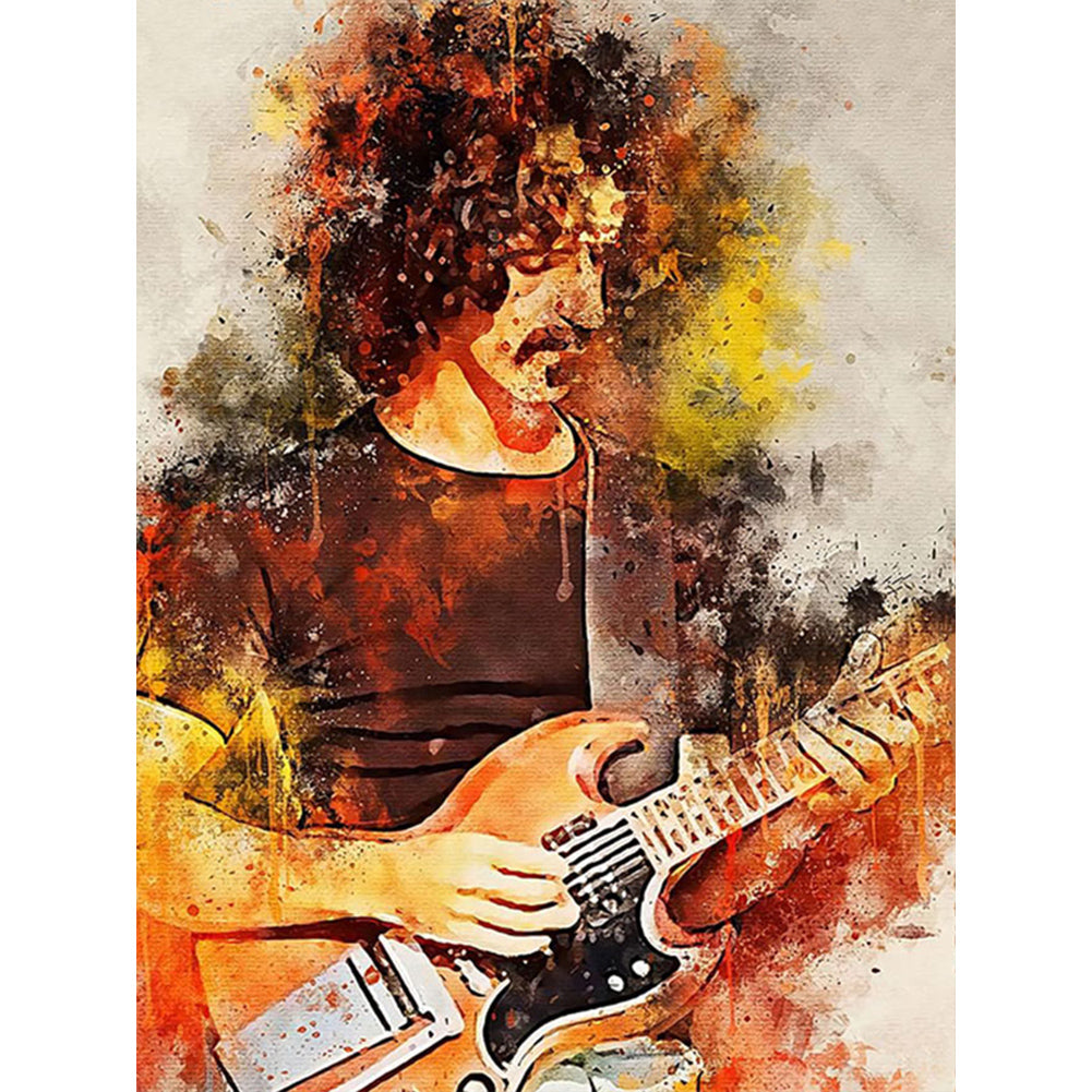 Frank Zappa - Full Round Drill Diamond Painting 30*40CM