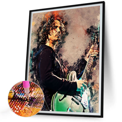 Chris Cornell - Full Round Drill Diamond Painting 30*40CM