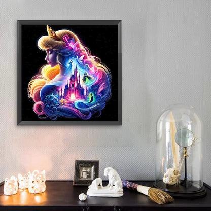 Princess Forest Silhouette - Full Square Drill Diamond Painting 30*30CM