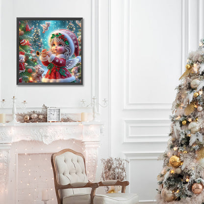 Christmas Atmosphere Kids - Partial Special-Shaped Drill Diamond Painting 30*30CM