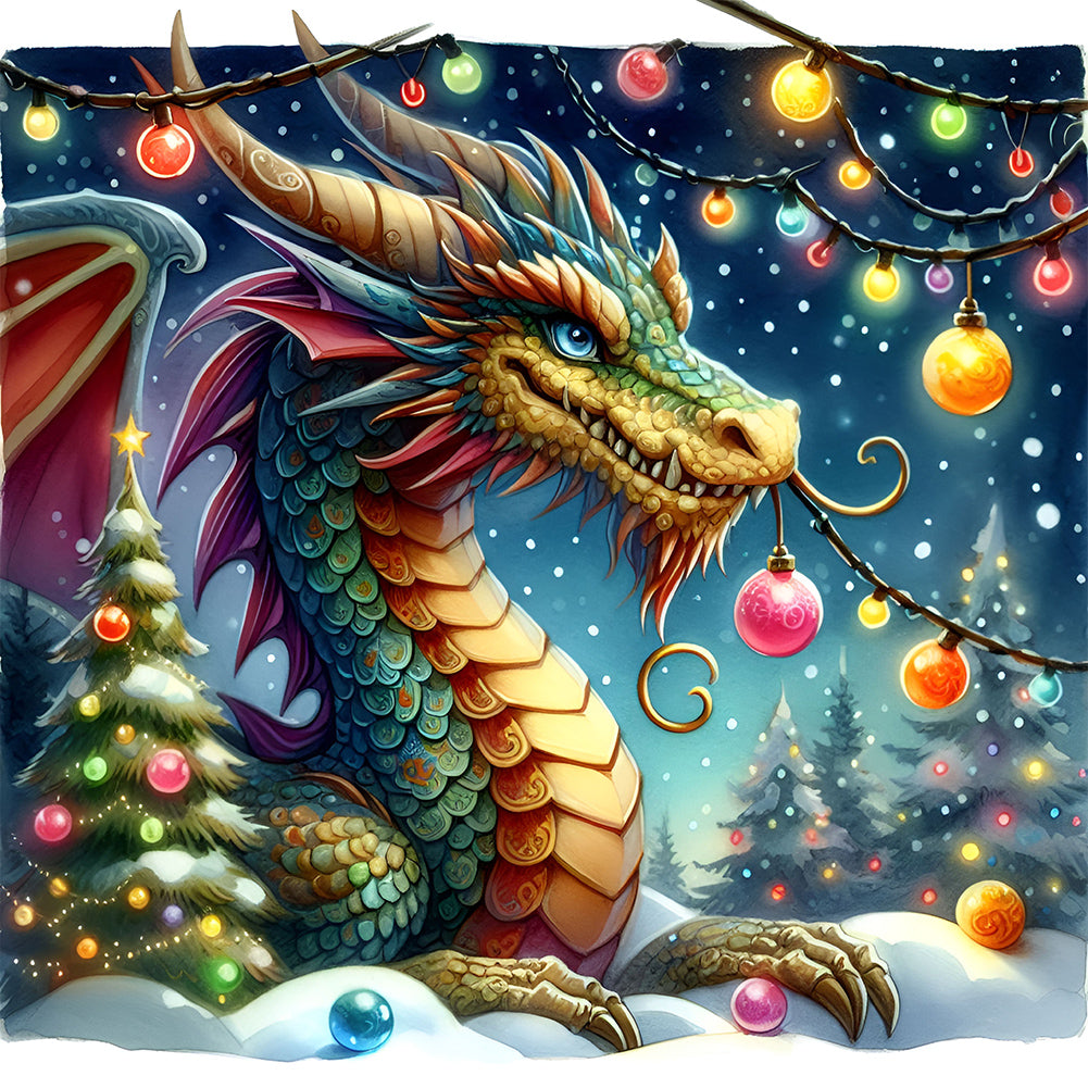 Dragon - Full Round Drill Diamond Painting 40*40CM