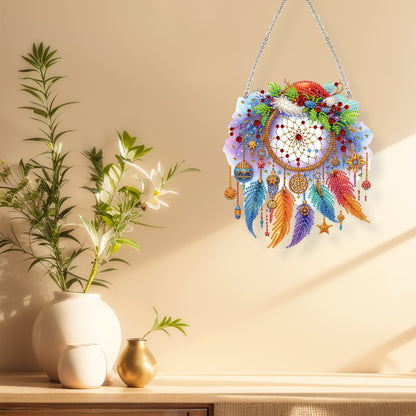 Acrylic Special Shape Dream Catcher 5D DIY Diamond Painting Dots Pendant