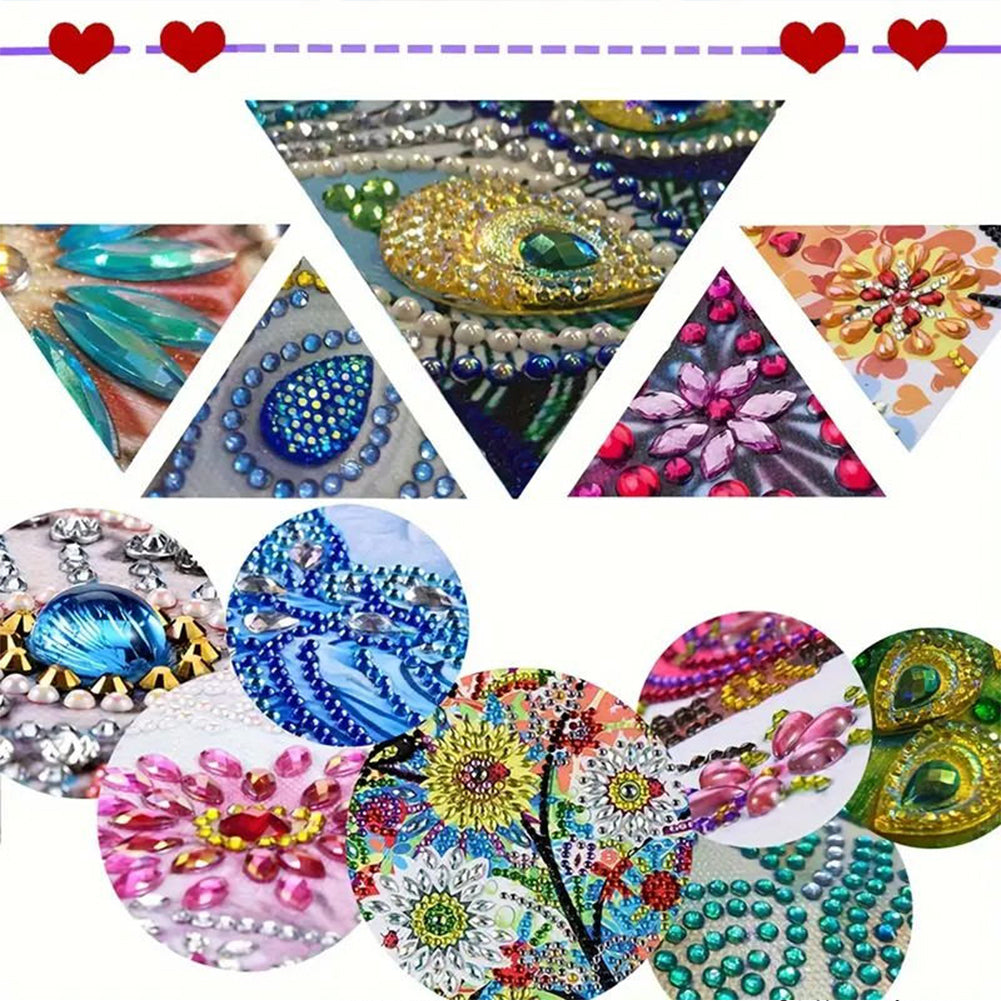 Acrylic Special Shape Parrots 5D DIY Diamond Painting Hanging Pendant for Window