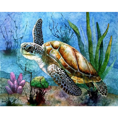 Sea Turtles - Full Square Drill Diamond Painting 50*40CM