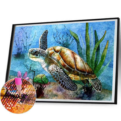 Sea Turtles - Full Square Drill Diamond Painting 50*40CM