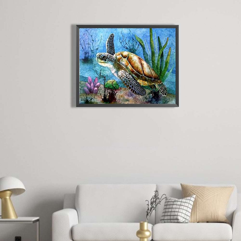 Sea Turtles - Full Square Drill Diamond Painting 50*40CM