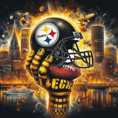 Pittsburgh Steelers - Full Round Drill Diamond Painting 40*40CM