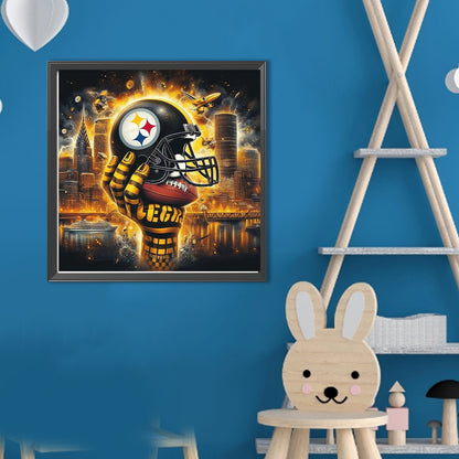 Pittsburgh Steelers - Full Round Drill Diamond Painting 40*40CM