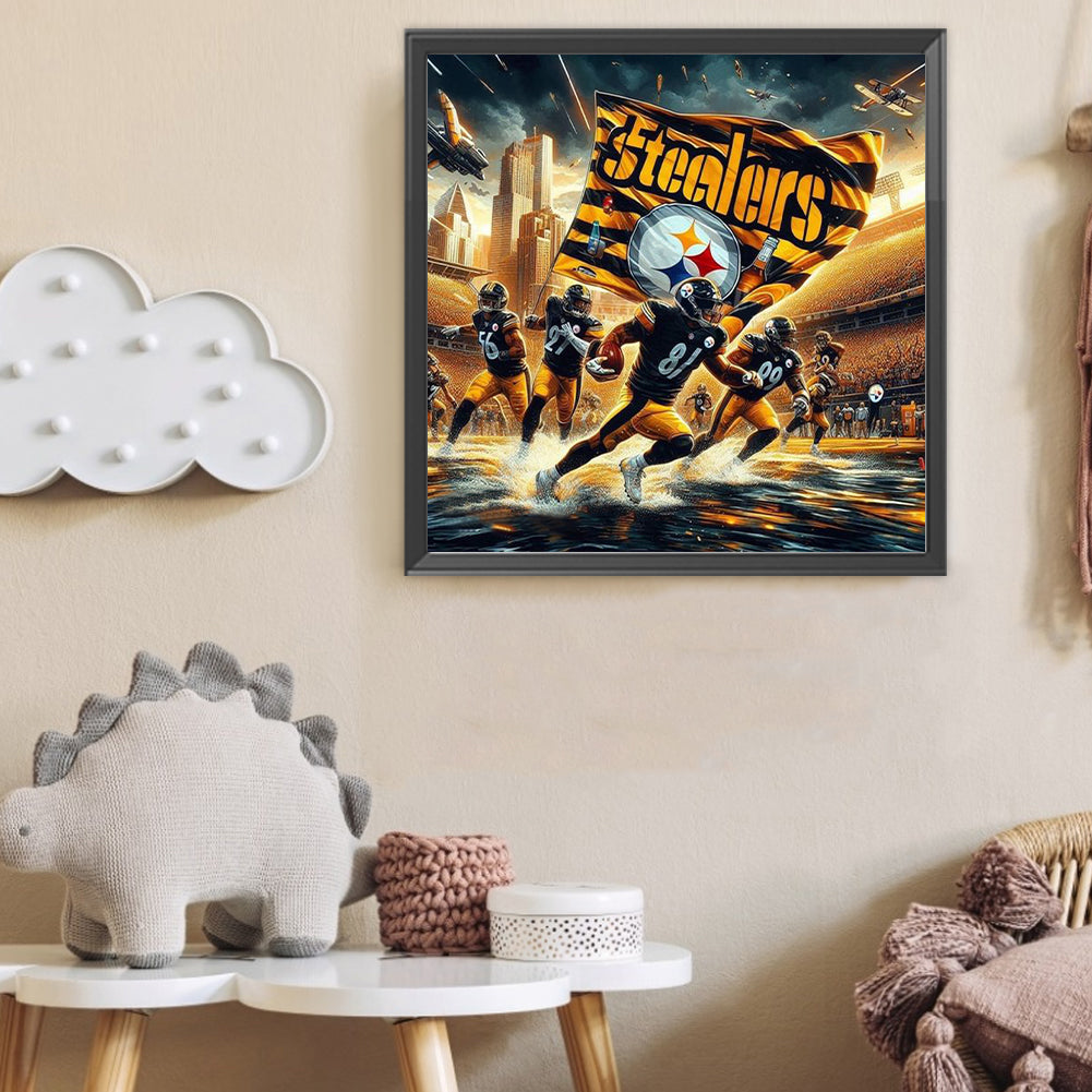 Pittsburgh Steelers - Full Round Drill Diamond Painting 40*40CM