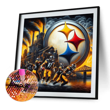 Pittsburgh Steelers - Full Round Drill Diamond Painting 40*40CM