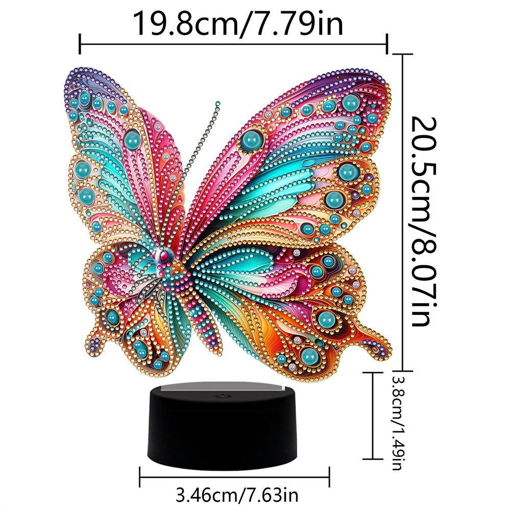 Acrylic Hummingbird Decorative DIY 5D Diamond Lamp for Art Crafts (CN228)