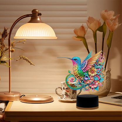 Acrylic Hummingbird Decorative DIY 5D Diamond Lamp for Art Crafts (CN230)