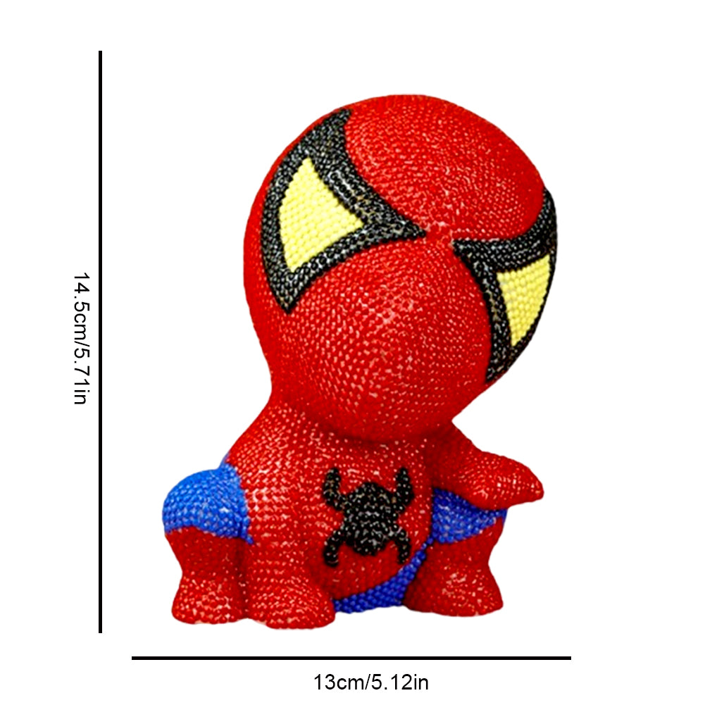 Vinyl Spiderman Diamond Painting Piggy Bank 5D DIY Diamond Money Storage Box