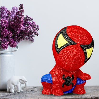 Vinyl Spiderman Diamond Painting Piggy Bank 5D DIY Diamond Money Storage Box