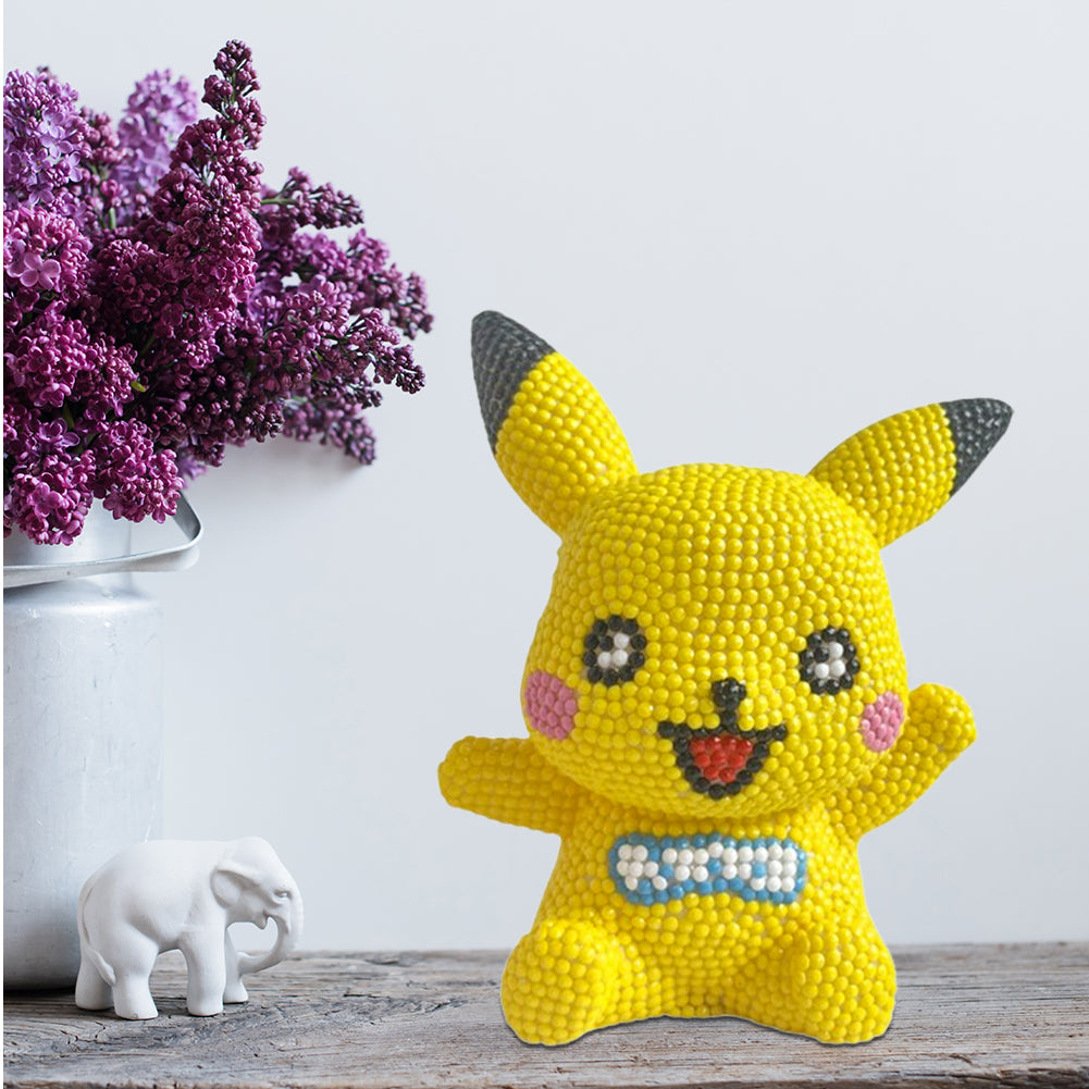 Vinyl Pikachu Diamond Painting Piggy Bank DIY Diamond Painting Money Storage Box